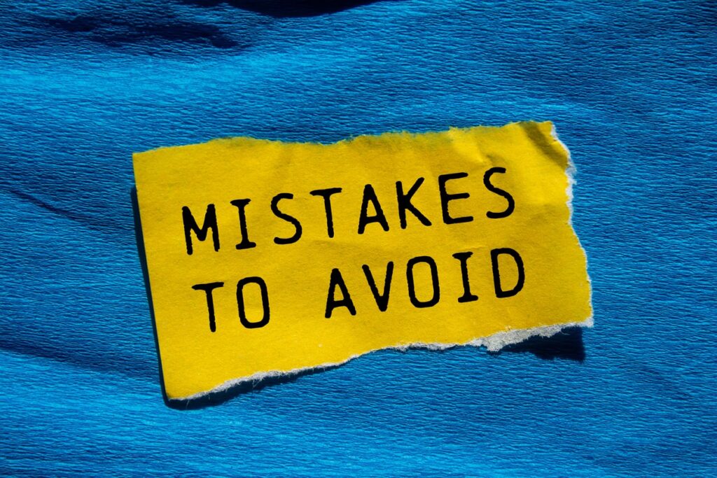 image of mistakes to avoid