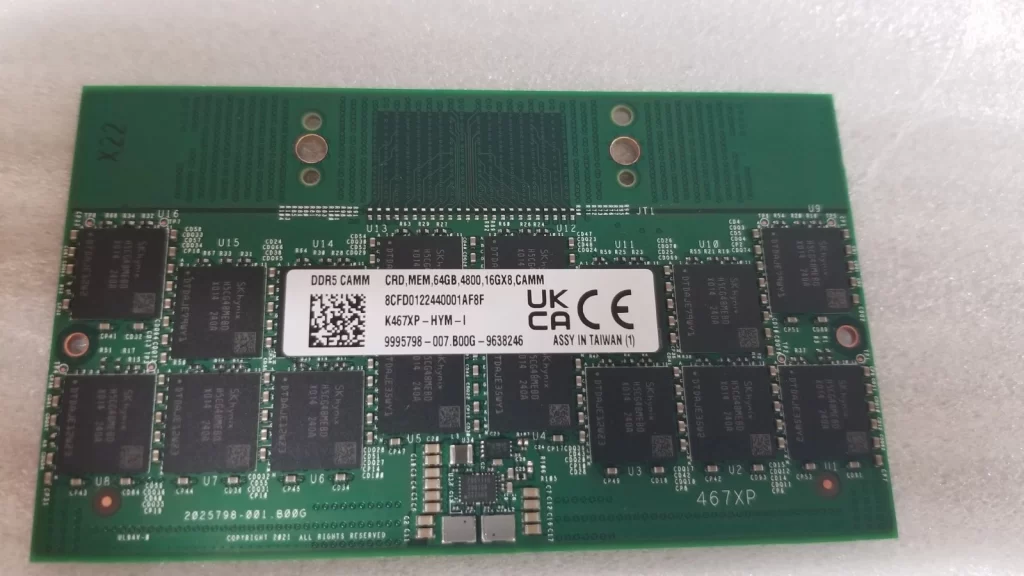 image of 64GB DDR5 CAMM 4800Mhz – Dell OEM